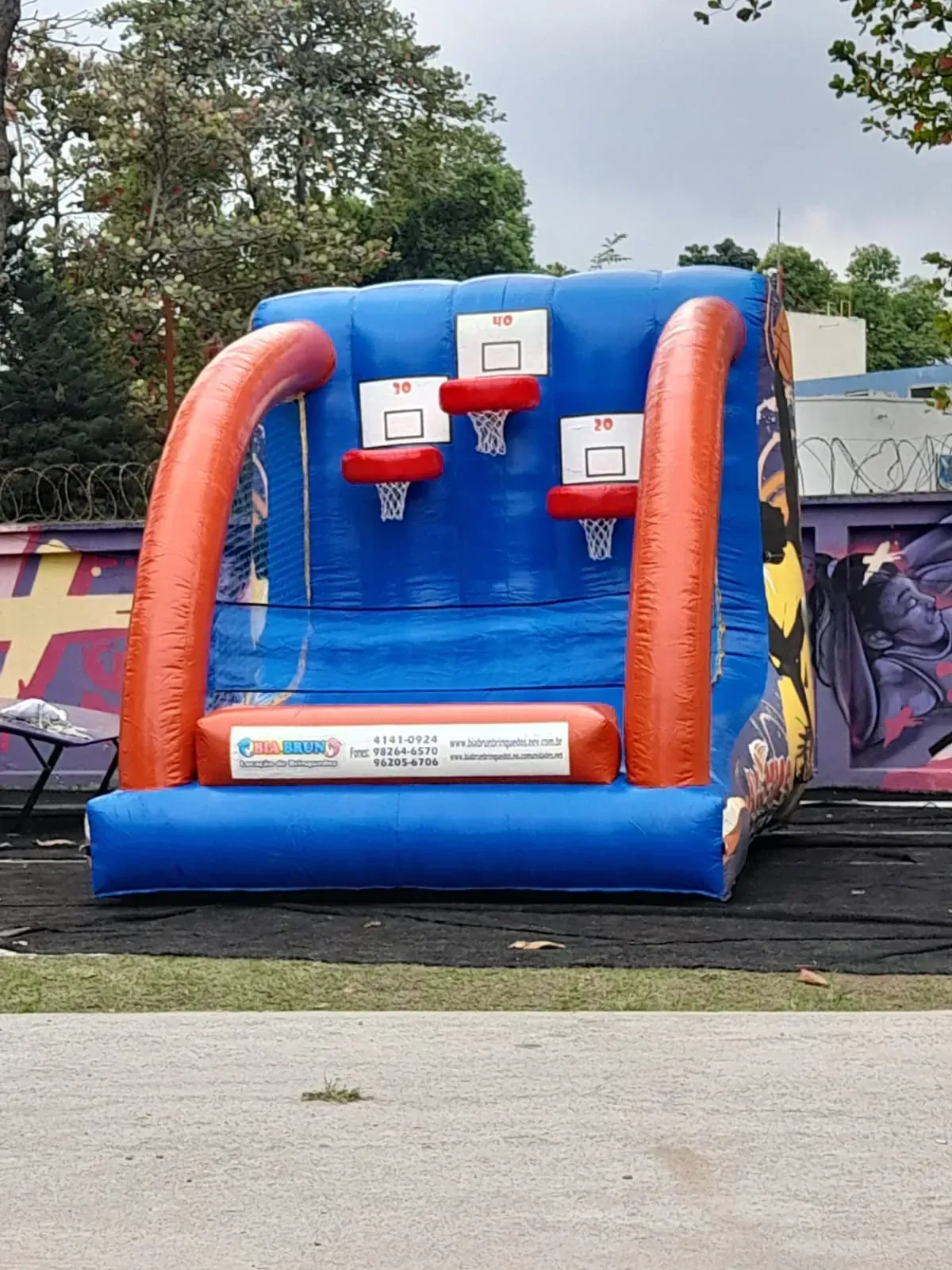 Basquete Inflável