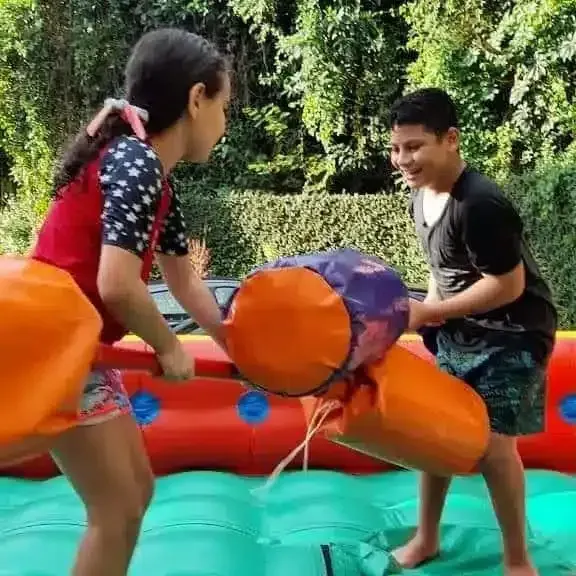 Guerra de cotonete para aluguel de brinquedos para festa